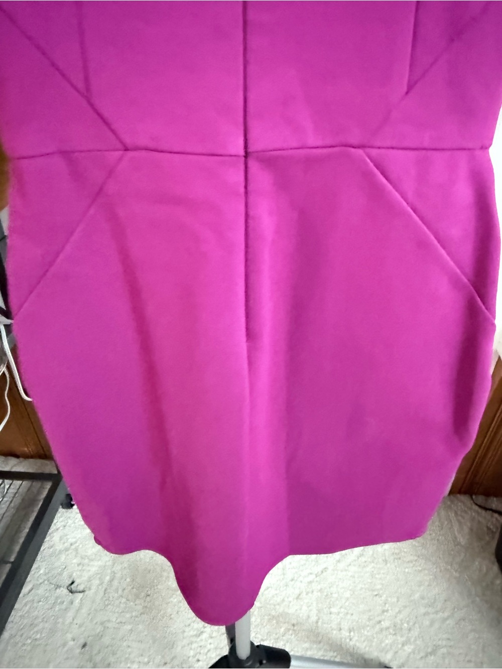 Adelyn Rae Fuchsia Cutout-Shoulder Bodycon Mini Dress size small - Picture 11 of 16